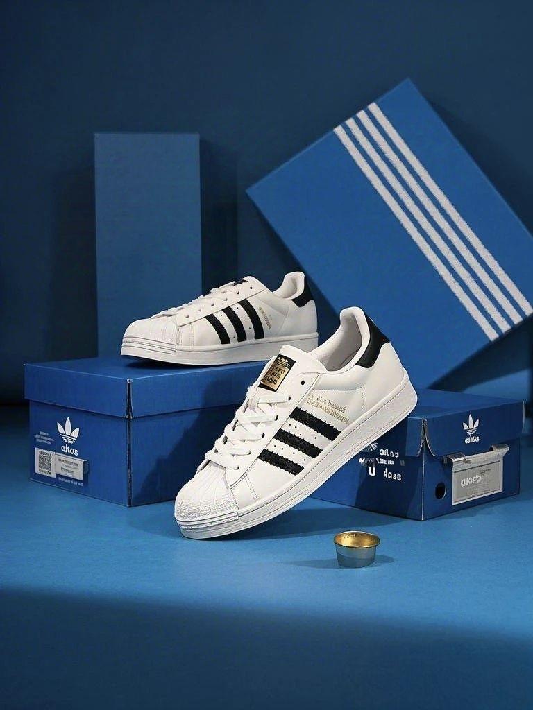 ⚡️【开箱我的街头OG玩家!】这双三叶草贝壳头简直是把复古DNA焊死在jio上了!